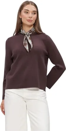 Object Object, Truien & Vesten, Dames, Bruin, XS, Polyester, Objreynard O-Neck Pullover