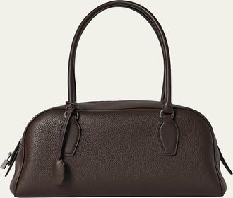 The Row India East-West Shoulder Bag in Grain Leather