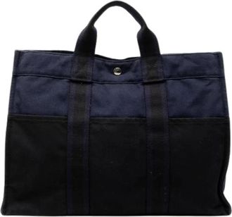 Herm&egrave;s Pre-owned Tote Bags, female, Black, Size: ONE SIZE Pre-owned Fourre Tout MM tote