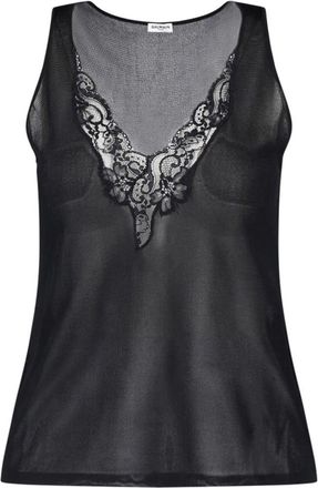 Balmain Tank Top With Lace