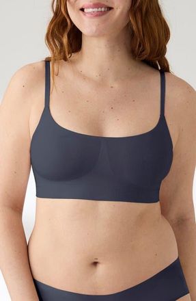 True & Co. Soft Form Square Neck Wireless Bra in Nightfal at Nordstrom, Size X-Large