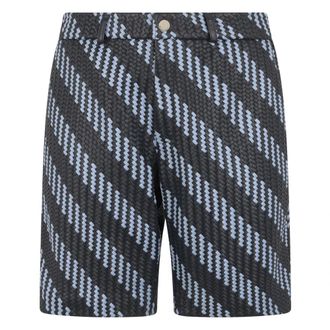 Philipp Plein Weaved Leather Shorts Stripes - Shorts - Hombre - Azul - L