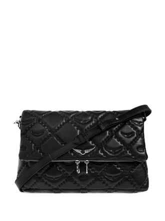 Zadig&Voltaire quilted leather shoulder bag - Black