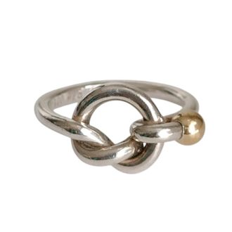 Tiffany & Co. Yellow Gold (18K) Silver 925 Band Ring (Pre-Owned)