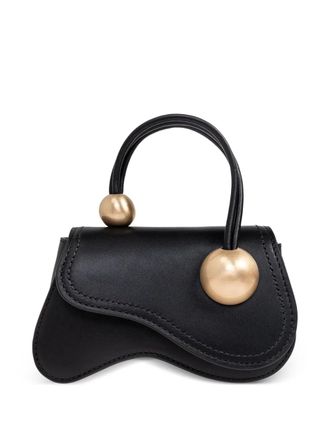 Cult Gaia nano Kazia cross body bag - women - Calf Leather - One Size - Black