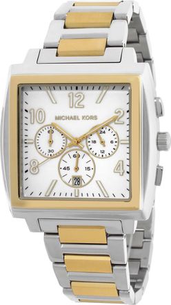 Michael Kors Rhys Chronograph Quartz Silver Dial Mens Watch MK9240