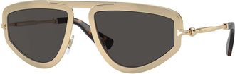 Burberry BE3150 110987 Mens Sunglasses Gold Size 56