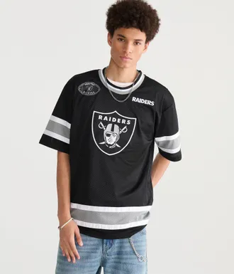 A&eacute;ropostale Las Vegas Raiders Football Mesh Top