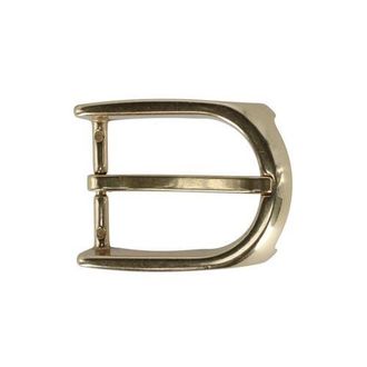 Trafalgar Store 35mm Italian Solid Brass Substantial Elegance Harness Belt Buckle in Polished Brass at Nordstrom