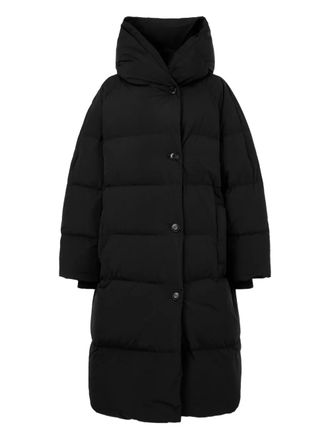 TOMBOY buttoned hooded jacket - Black
