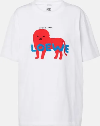 Loewe Logo cotton jersey T-shirt