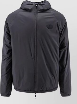 Burberry padded hooded nylon jacket