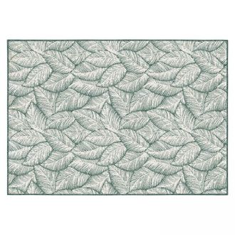 Oviala Alfombra de exterior de polipropileno de 200 x 290 cm en verde