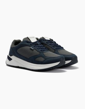 Bench Mens Bench Derker Mens Navy/Grey Trainers - Size: 10