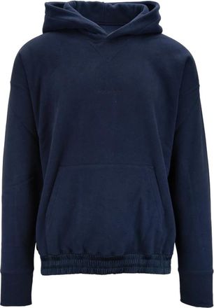 Saint Laurent Hoodie met Geborduurd Logo - Heren - Hoodies - Blauw - XL - Katoen - Hoodies & sweatvesten