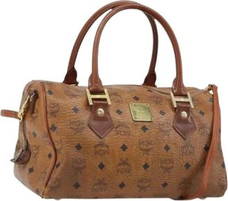 MCM Pre-owned Handtas - Dames - Vintage Handtas - Bruin - ONE Size - Leer - Vintage