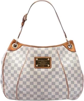 Louis Vuitton Pre-owned Galliera PM - Dames - Vintage Schoudertas - Wit - ONE Size - Leer - Vintage
