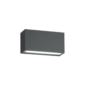 Trio Trent Modern Outdoor Up Down Wall Lamp Anthracite 3000K IP65