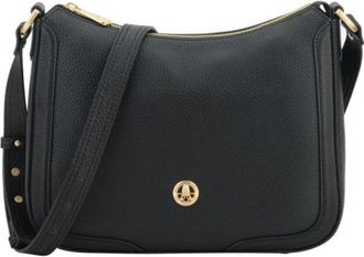 Pourchet Tassen, Dames, Zwart, ONE Size, Leer, Satchel Bag