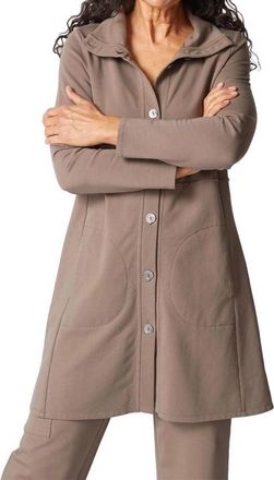 Habitat French Terry Car Coat In Truffle