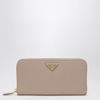 Prada Powder and gold zip around wallet