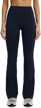 Cotton On Womens Active Ultra Luxe Invisible Scrunch Flare in Prep Sport Navy at Nordstrom, Size X-Small