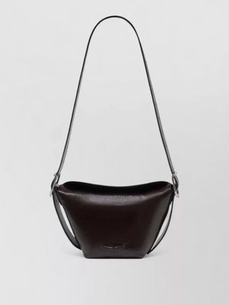 Zadig&Voltaire baby jane crossbody bucket bag leather