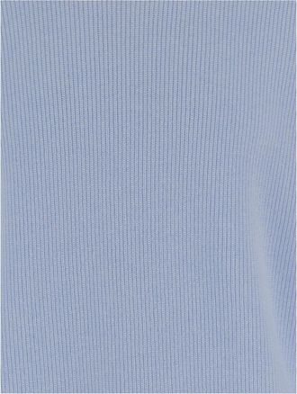 Guest In Residence Mens Sweater Ribbed Cashmere Light Blue