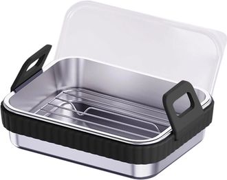OEM Revestimiento Para Freidora De Aire Con Anillos De Silicona - Negro