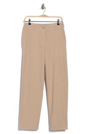 Eileen Fisher Easy Tapered Organic Cotton Pants in Wheat at Nordstrom Rack, Size Xx-Small