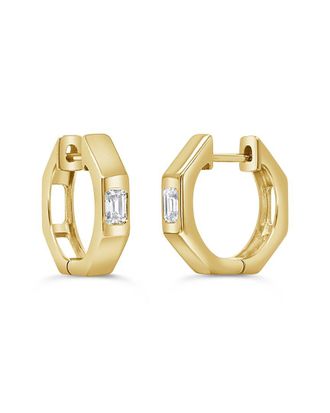 Sabrina Designs 14K 0.31 Ct. Tw. Diamond Hoop Earrings