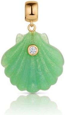 Thatch Coquille Bail Charm in Chrysoprase at Nordstrom