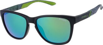 O'Neill Sonnenbrille ONEILL Modell 966111, Herren, schwarz, gr&uuml;n, gemustert, matt, Sonnenbrillen Sonnenbrille, Form Karree/Eckig, Logoschriftzug auf B&uuml;gel, In