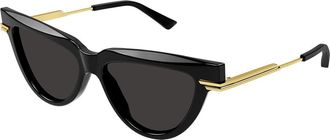 Bottega Veneta BV1265S 001 Womens Sunglasses Black Size 54