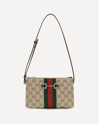 Gucci Borsa a Spalla stampa GG con morsetto Woman UNI