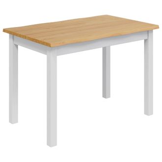 vidaXL Vidaxl Tavolo Da Pranzo Ekai Bianco 112 X 70 X 76,5 Cm