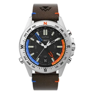 Timex Watches, male, Brown, Size: ONE SIZE Classic 43 mm Watch