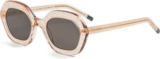 Kaleos 001 Zonnebril - unisex - Zonnebrillen - Beige - 47 MM - Accessoires