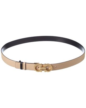 Ferragamo Ferragamo Gancini Reversible & Adjustable Leather Belt