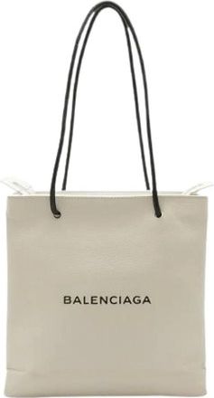 Balenciaga Pre-owned Tote Bags, female, Beige, Size: ONE SIZE Pre-owned Vintage Tote Bag