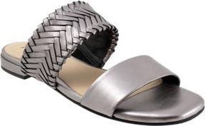 Trotters Nalane Slide Sandal in Pewter at Nordstrom Rack, Size 7.5