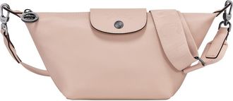Longchamp Le Pliage Xtra Leather Crossbody Bag in Beige at Nordstrom