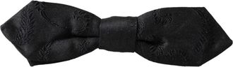 Dolce & Gabbana Bowties, male, Black, Size: ONE SIZE Fantasy Silk Adjustable Neck Bow Tie