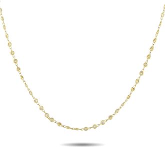 Luxury Bazaar 18K Yellow Gold 2.0ct Diamond Necklace ANK-13912-20