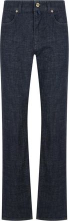 Slowear Straight Leg Jeans - Heren - Regular Fit Jeans - Blauw - W34 - Katoen - Jeans