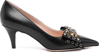 Valentino Garavani Bowow Leather Pumps