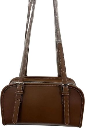 Generic Compatible For Womens Handbag Underarm Single Shoulder Bag Simple Stylish Trendy Versatile Polyester Lining PU Material(Coffee)