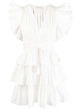 Ulla Johnson Camilla tiered minidress - White