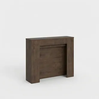 Itamoby Consola Extensible Para Entrada O Comedor, Capacidad Para 10 Personas, 90&times;25-211 Kiba - Marr&oacute;n Nuez