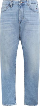 Philipp Plein 5-Pocket Detroit Fit Jeans - Heren - Loose Fit Jeans - Blauw - W31 - Katoen - Jeans